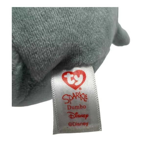 2020 Ty Beanie Babies Disney Sparkle Dumbo Plush Stuffed Toy Floppy Ears - Picture 7 of 12